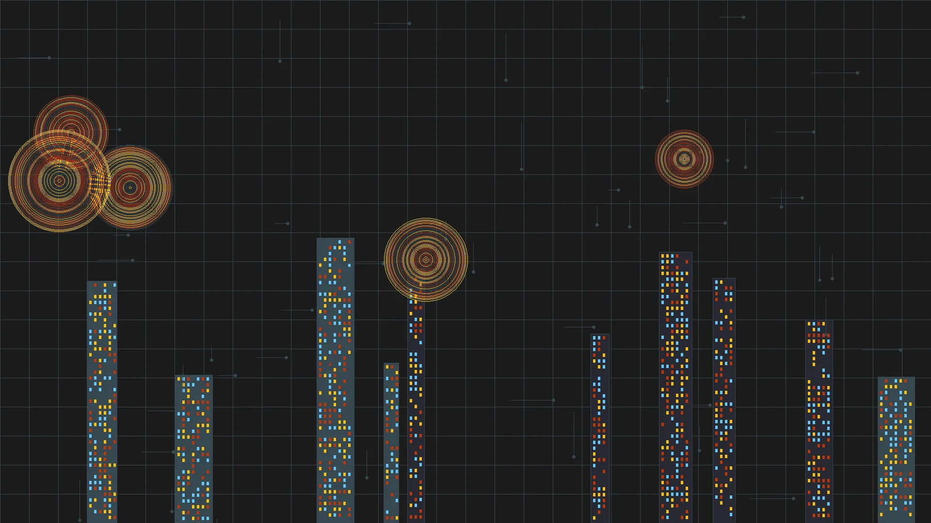 东升国际 - 赛博朋克不夜城全息天际线